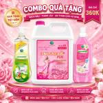 [CTTA] Nước giặt xả cao cấp UniGreen PLUS - Hương Hoa hồng (9,6 kg)