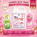 [CTTA] Nước giặt xả UniGreen PLUS - Hương anh đào trắng (9,6 kg)
