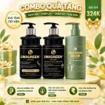 [CTTA] CẶP Dầu gội & Dầu xả nữ UniGreen 500ml (Tặng sữa tắm nam)