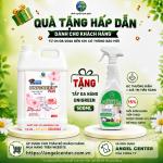 [CTKM] Nước giặt xả UniGreen PLUS - Hương anh đào trắng (9,6 kg)-  Tặng Tẩy Đa Năng 500ml