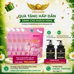 [CTBH] X4 Nước giặt xả cao cấp UniGreen PLUS - Hương Hoa hồng (Túi 3200 ml) - Tặng Cặp dầu gội và sữa tắm nam Unigreen 500ml